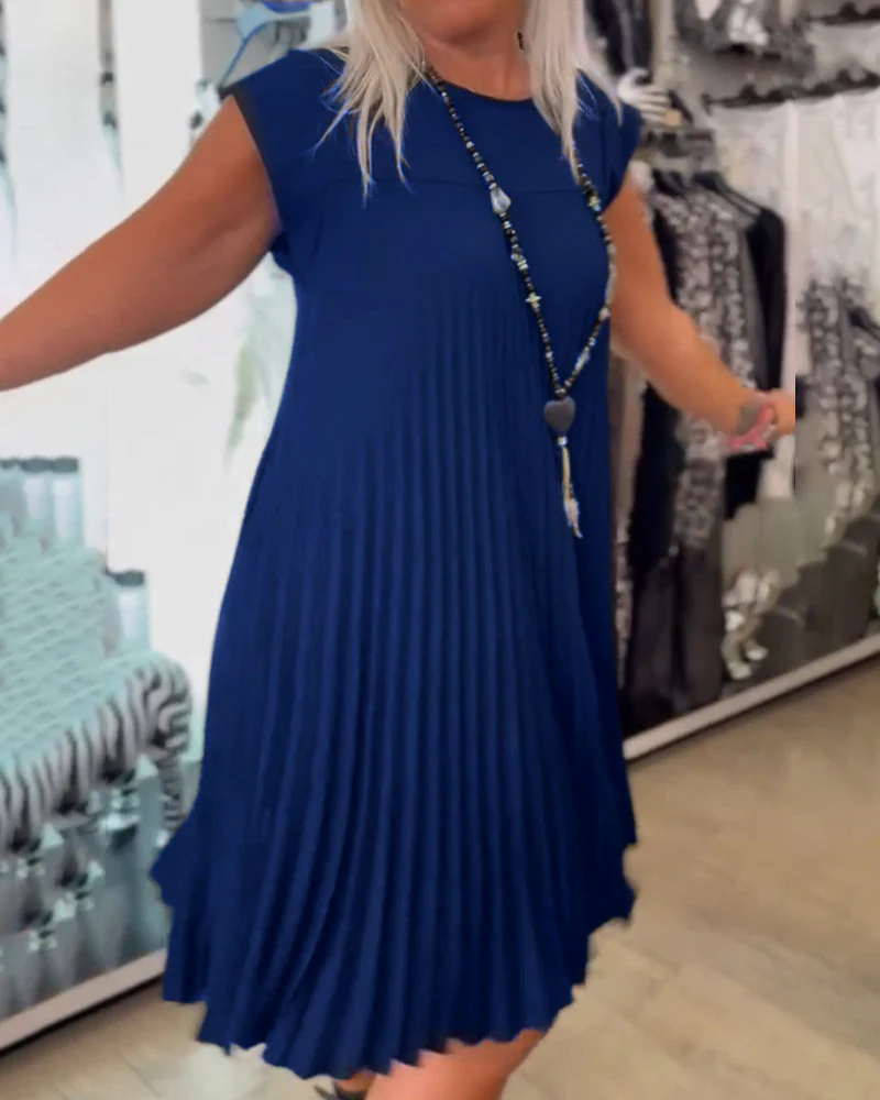 Élodie – Robe plissée chic d’été