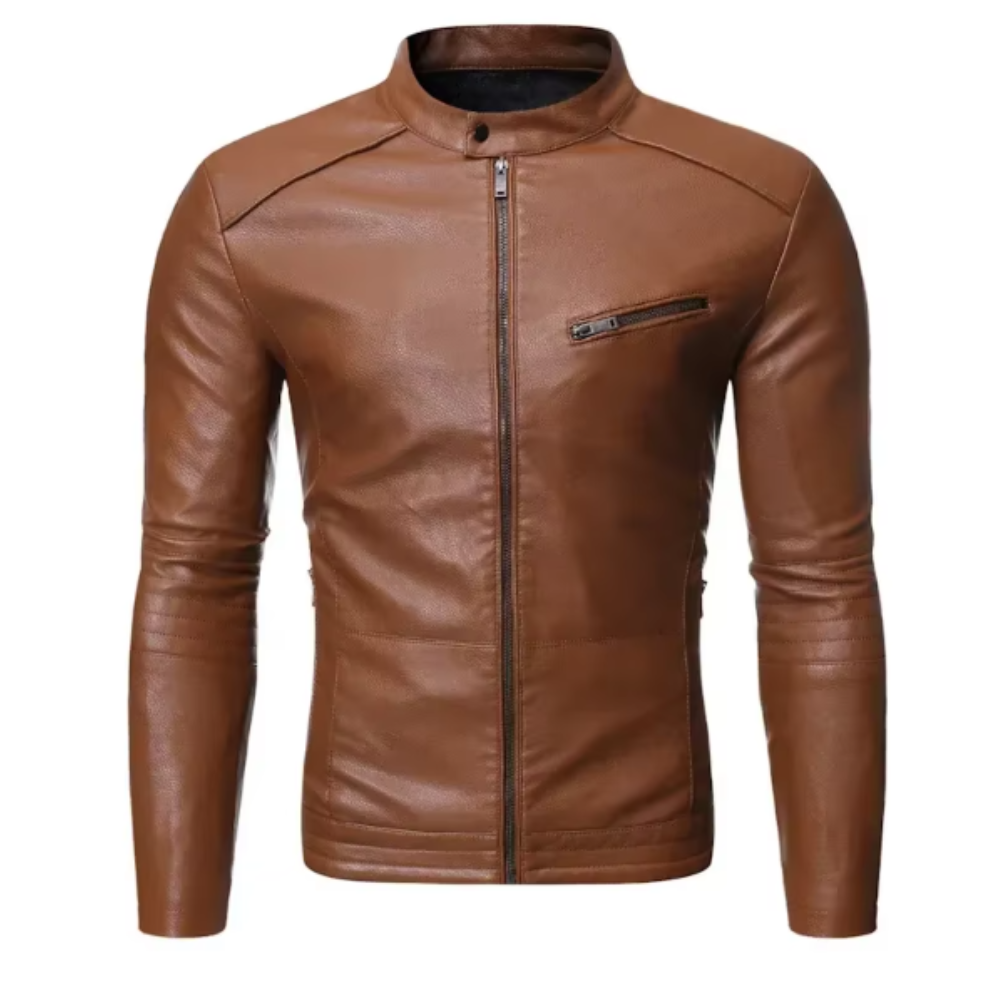 Karol™ | Elegancka Skórzana Kurtka