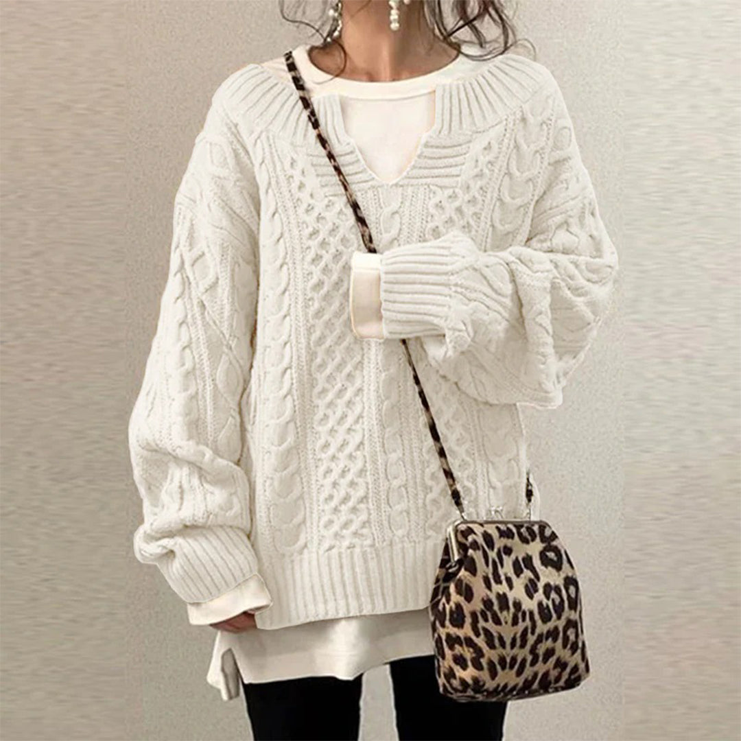 SOFFY | Zimowy sweter Twisted
