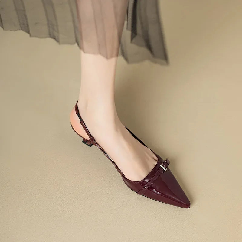 MIRELLA™ – Sandales Classiques à Talon Moyen