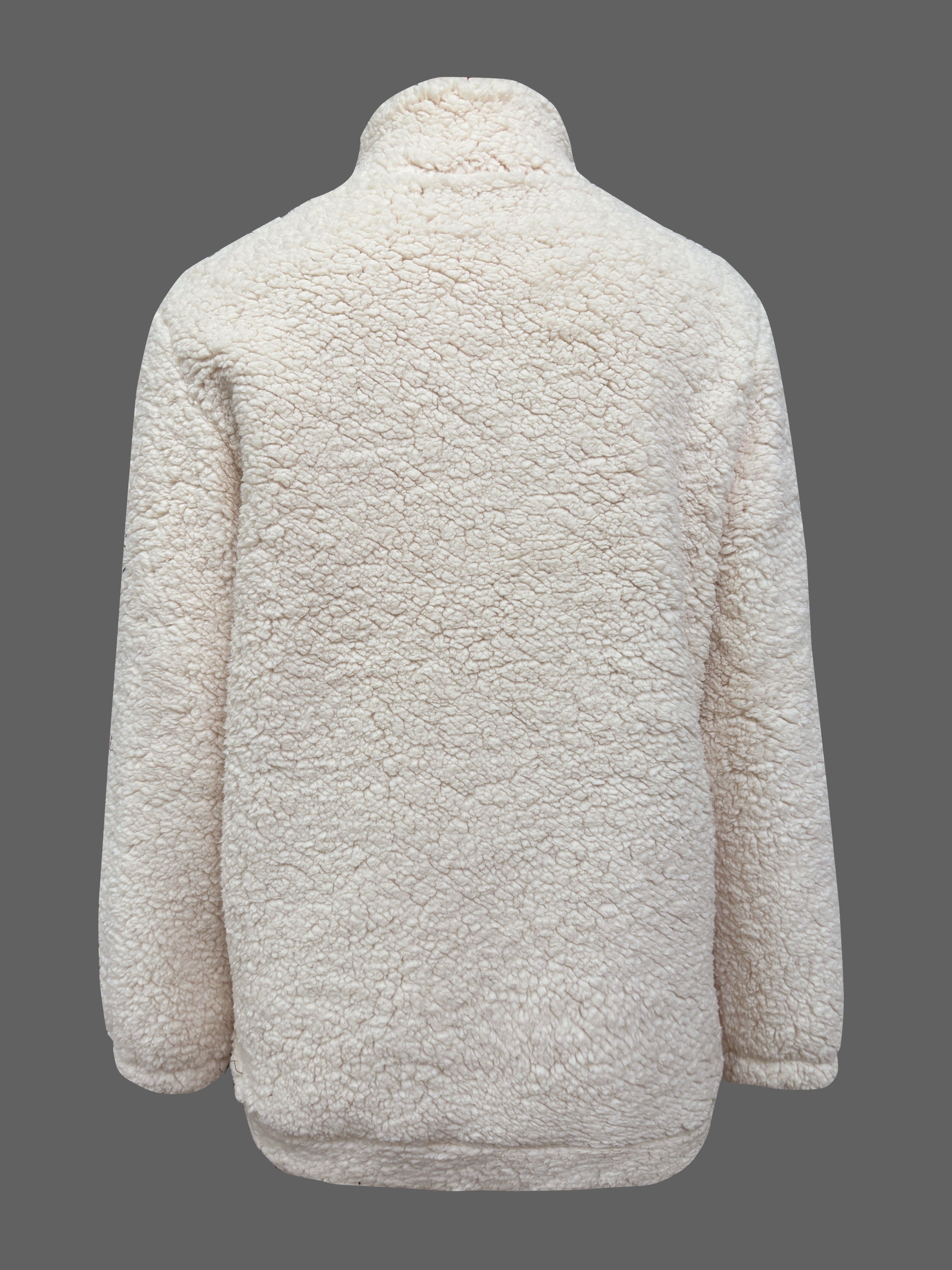NOREEN | Sweter Teddy z Zamkiem