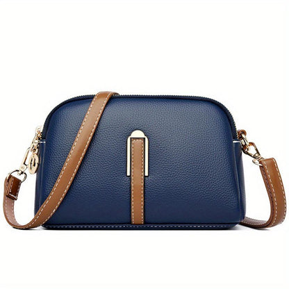 Sac à bandoulière Mila en relief litchi