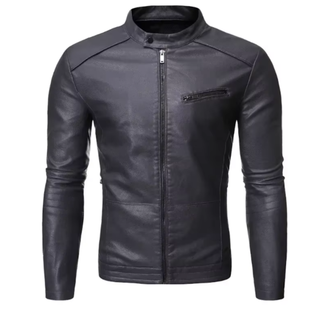 Karol™ | Elegancka Skórzana Kurtka
