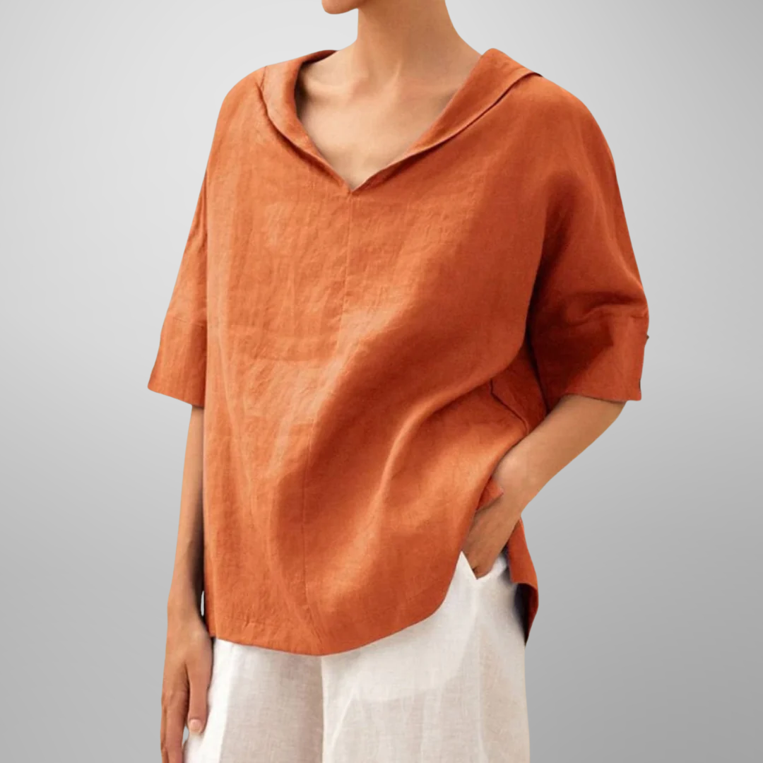 LUCY™ – Blouse en Coton Ample