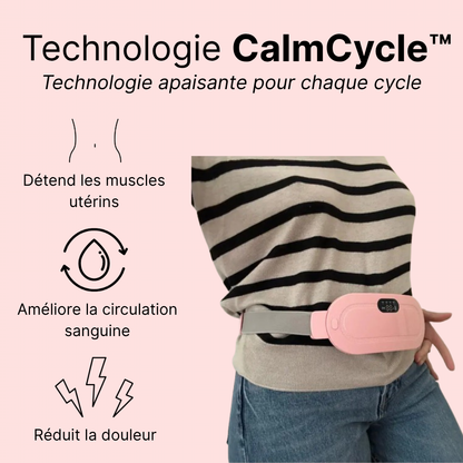Ceinture chauffante et massante menstruelle