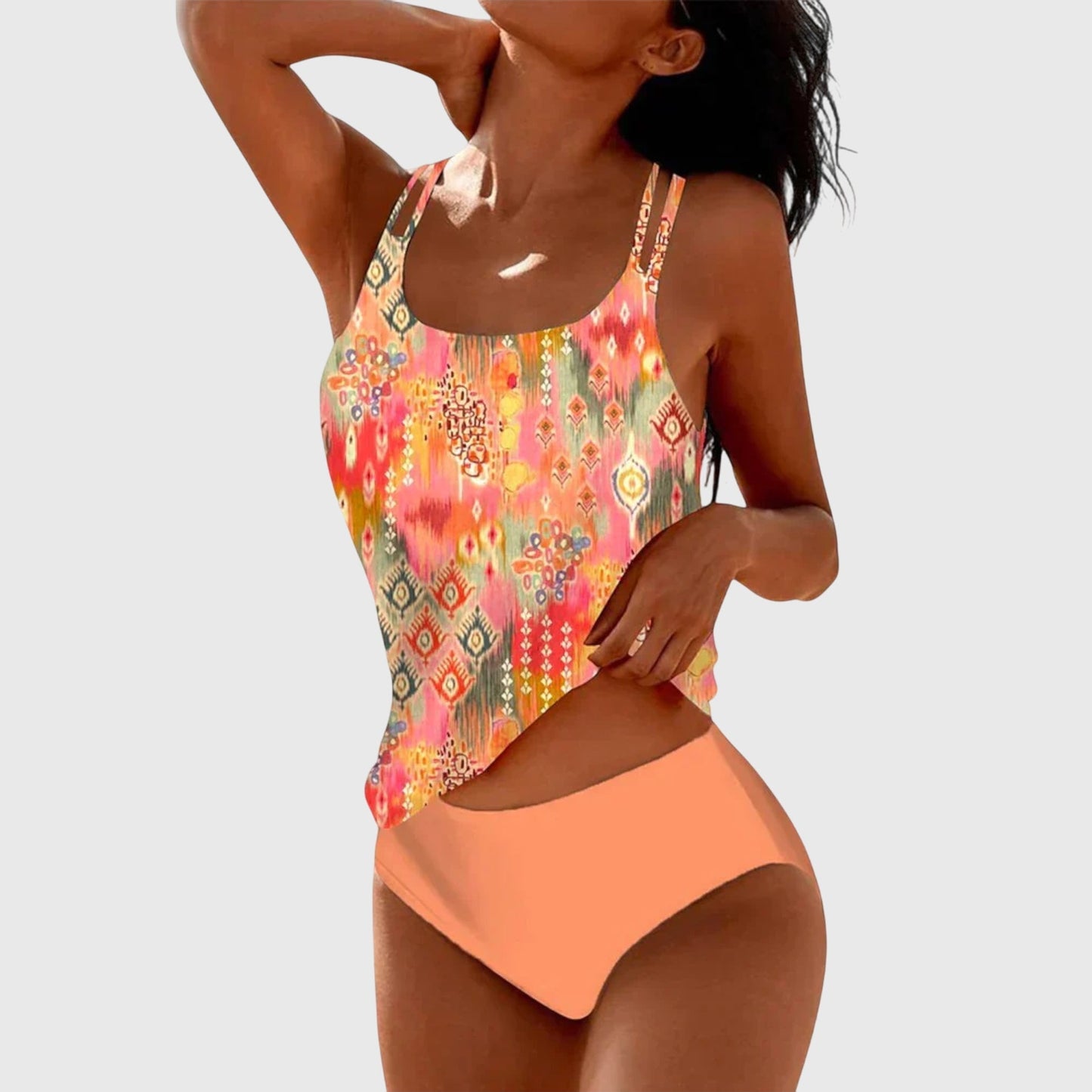 Lina | Ensemble de Maillots de Bain Imprimé en Deux Pièces
