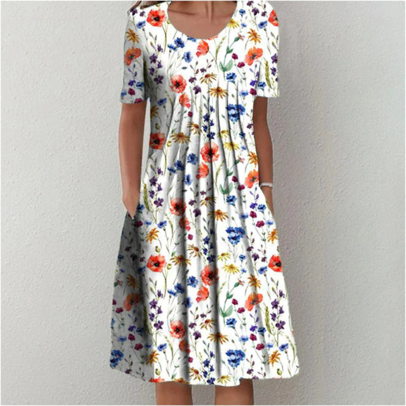 Gigi™ | Robe en Coton avec Couverture du Ventre