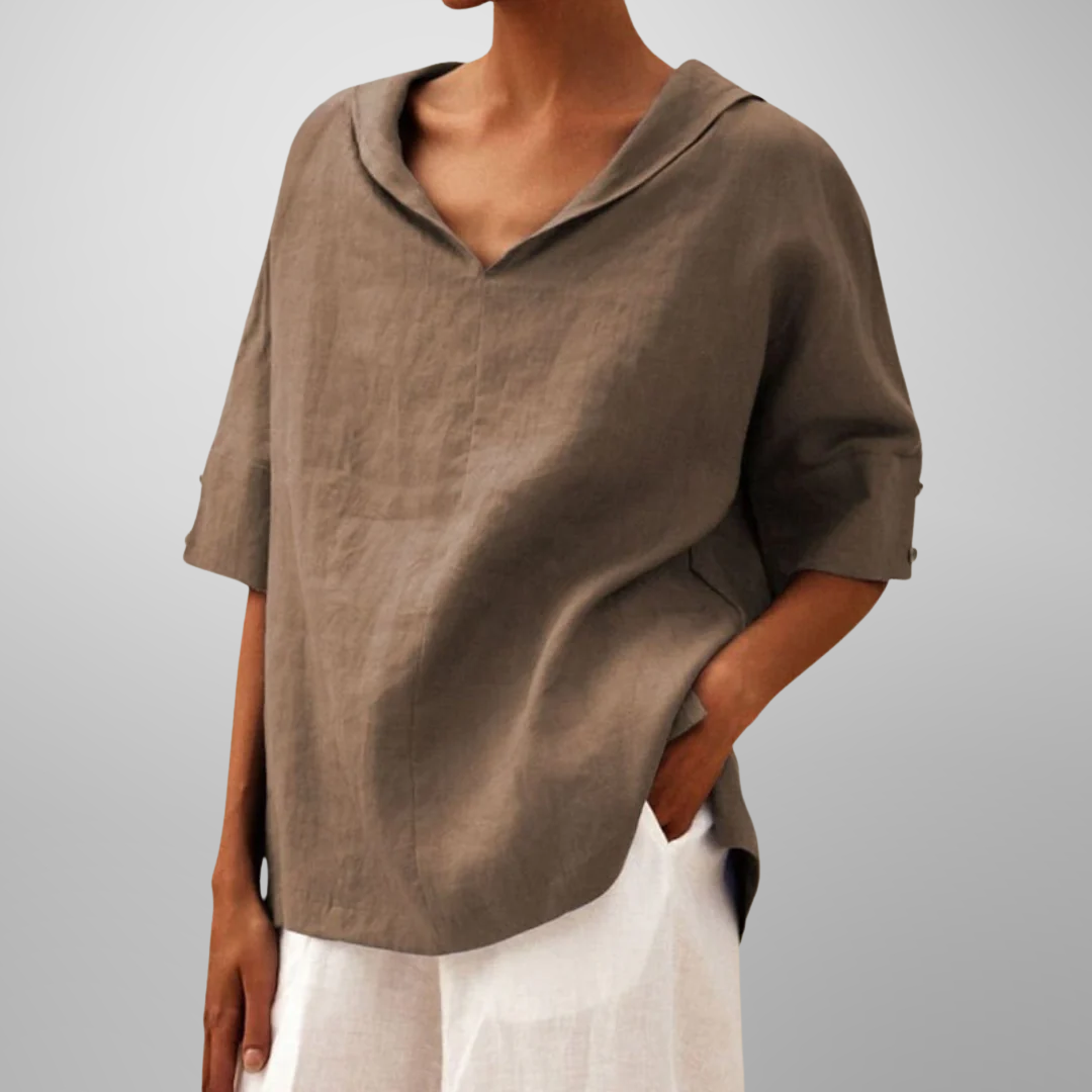 LUCY™ – Blouse en Coton Ample