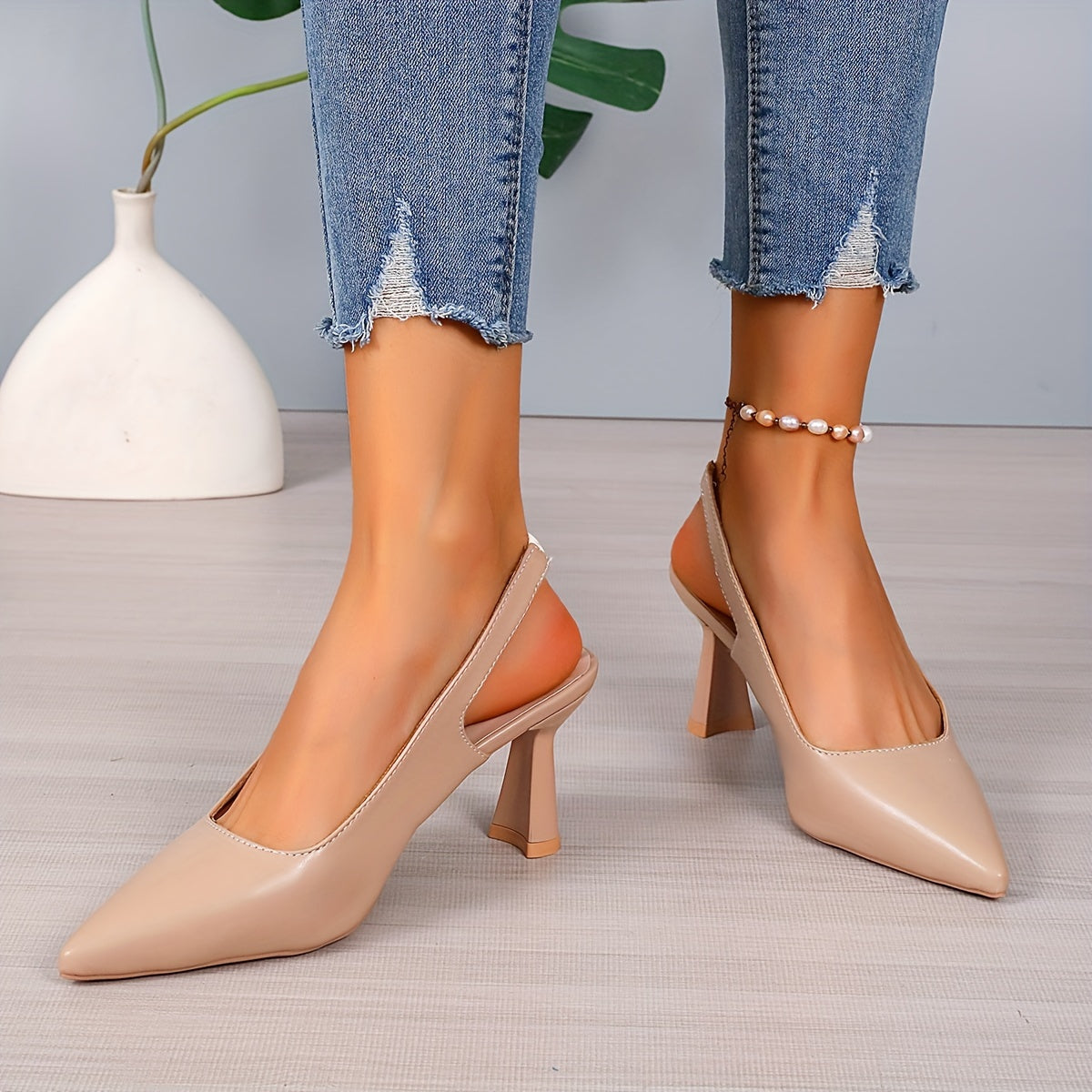 Sophia | Talons Slingback Élégants