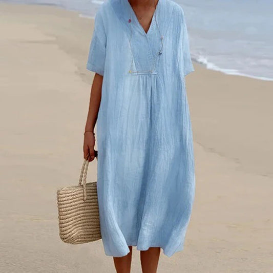 KARINA™ - Robe Midi à Coupe Décontractée