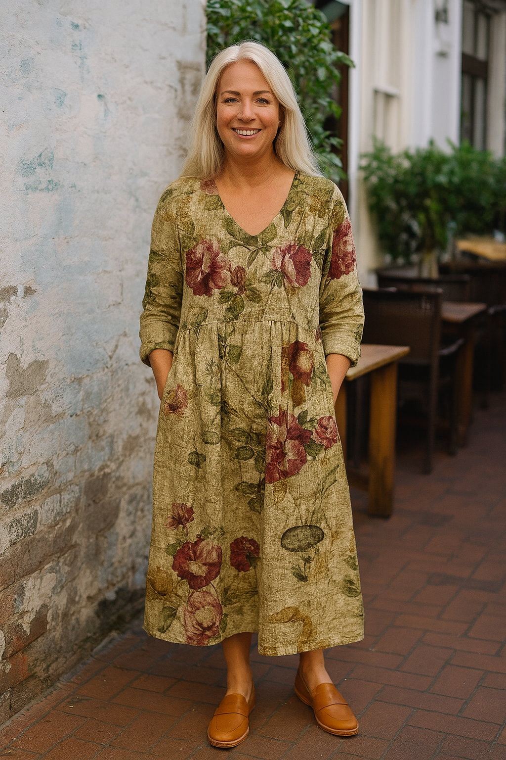 Noelia | Robe Maxi Confort – Élégance sans Effort, Confiance Toute la Journée