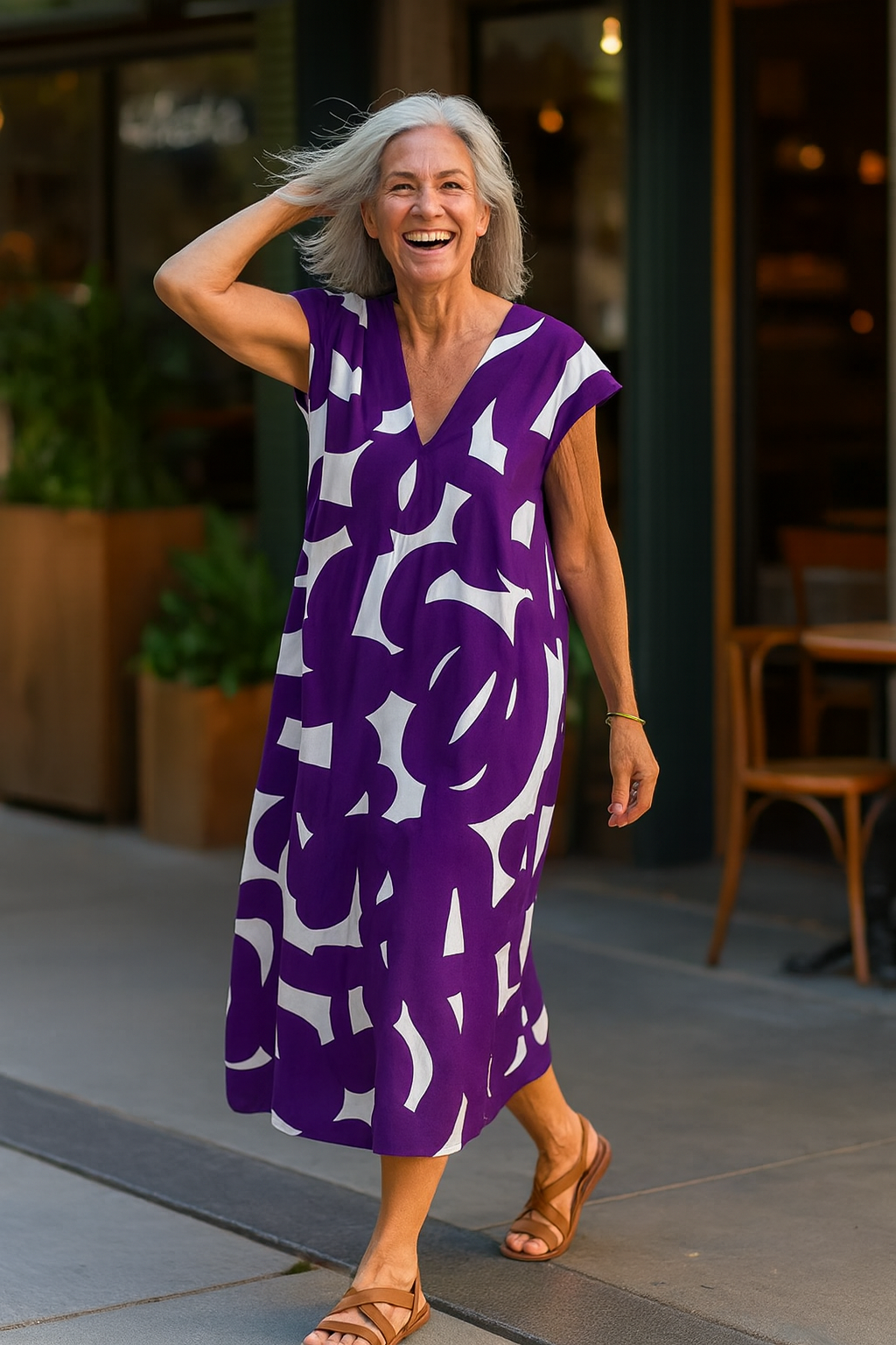 Corinne | Robe Maxi Sophistiquée – Coupe Flatteuse avec Couverture du Ventre