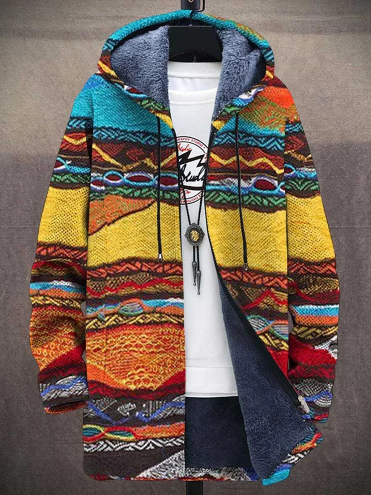 Azalia - Cardigan Artistique Luxueux