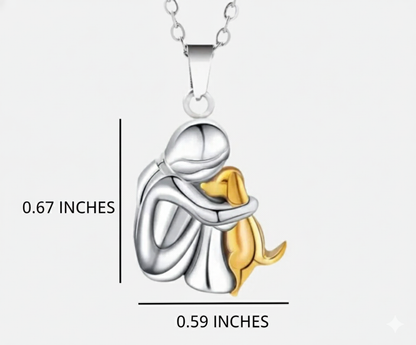 Olivia™ - Collier avec pendentif en forme de chien