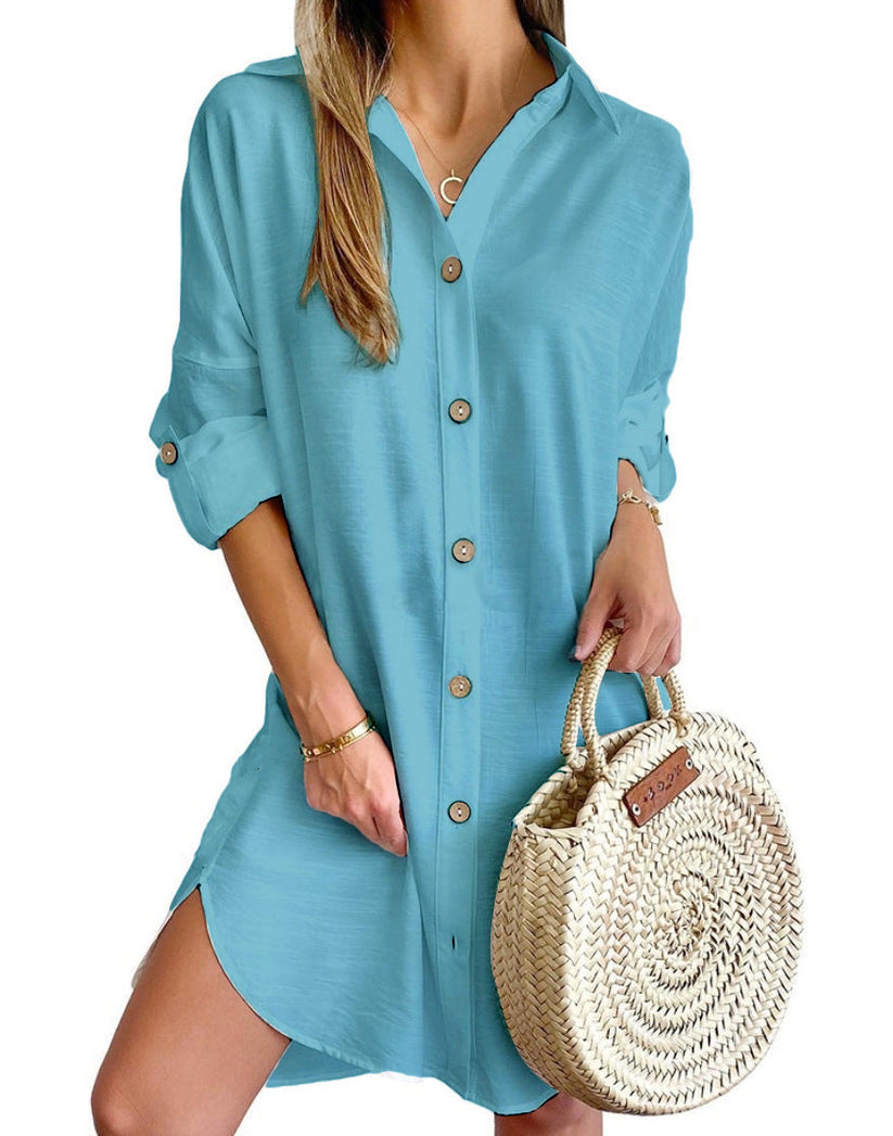 Catriona - Robe Chemise Boutonnée