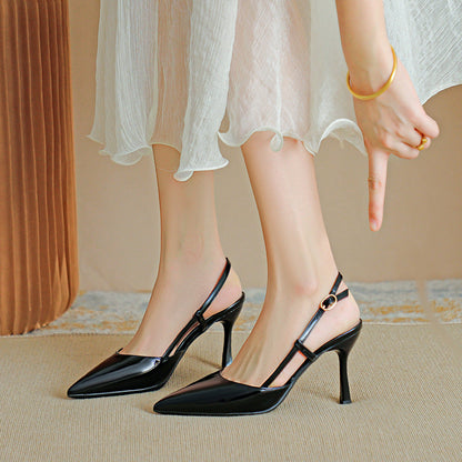 ZURI™ - Escarpin à Talon Aiguille avec Bride Ajustable