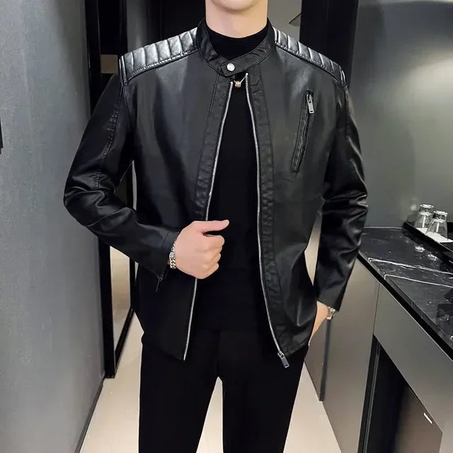 Adrian™ | Elegancka Skórzana Kurtka