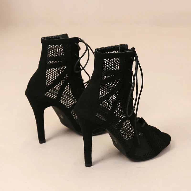 GAYLE™ – Talons Hauts en Maille Élégante