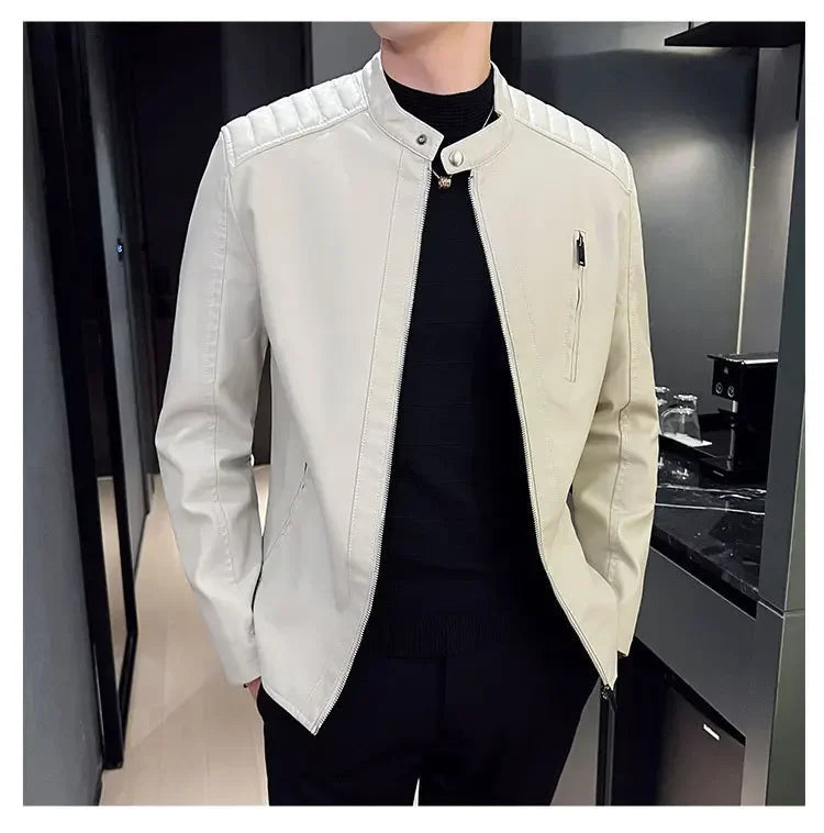 Adrian™ | Elegancka Skórzana Kurtka