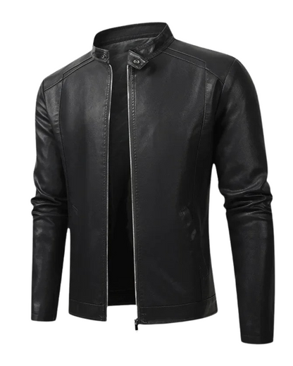 Patryk™ | Elegancka Skórzana Kurtka Motocyklowa