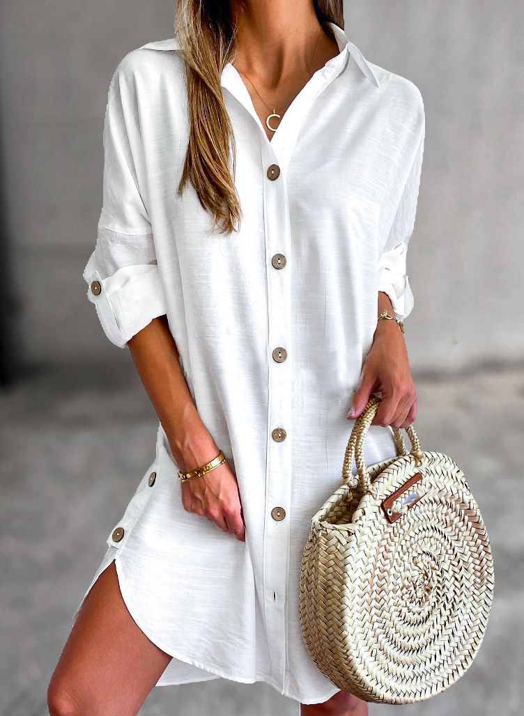Catriona - Robe Chemise Boutonnée