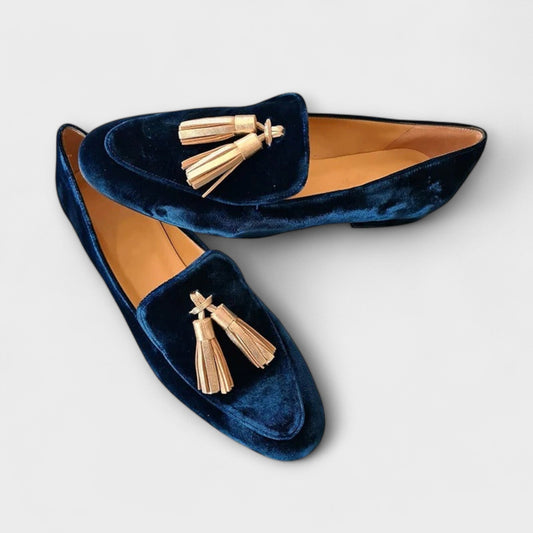 Serena™ | Mocassins Vintage à Franges