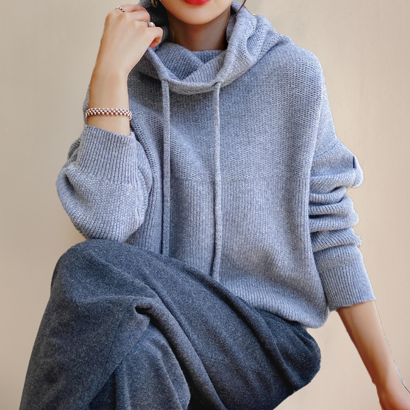 LIAH | Elegancki sweter z golfem