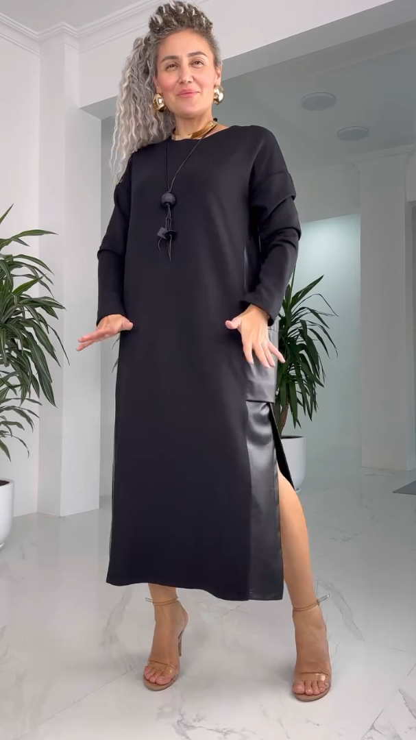 MARILYN™ - Robe Midi Minimaliste Classique